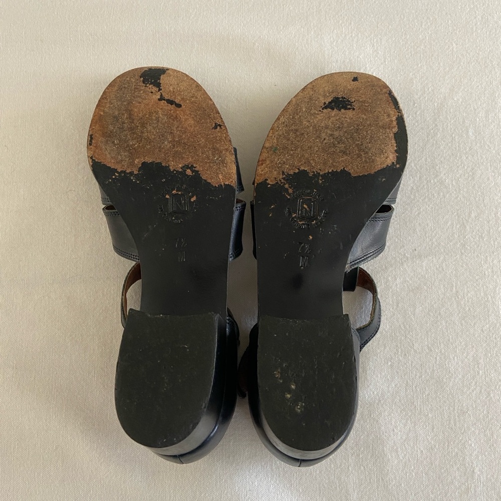 Vintage Nordstrom Black Women's Sandals - Picture 5 of 10